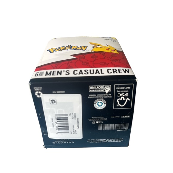 Bioworld Pokémon Men's Casual Crew Socks - Picture 5 of 5